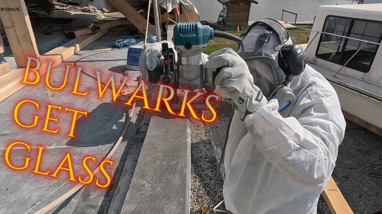 WOW!! Fiberglass gets applied 