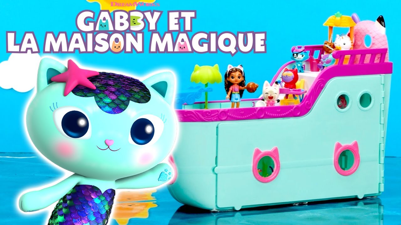 La croisière des sirènes! Créations et activités amusantes à la mer! | GABBY ET LA MAISON MAGIQUE
