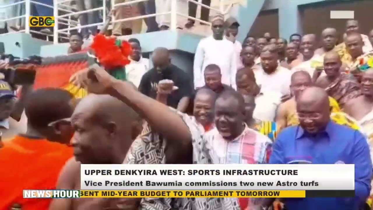 UPPER DENKYIRA WEST: VICE PRESIDENT BAWUMIA COMMISSIONS TWO NEW ASTRO TURFS