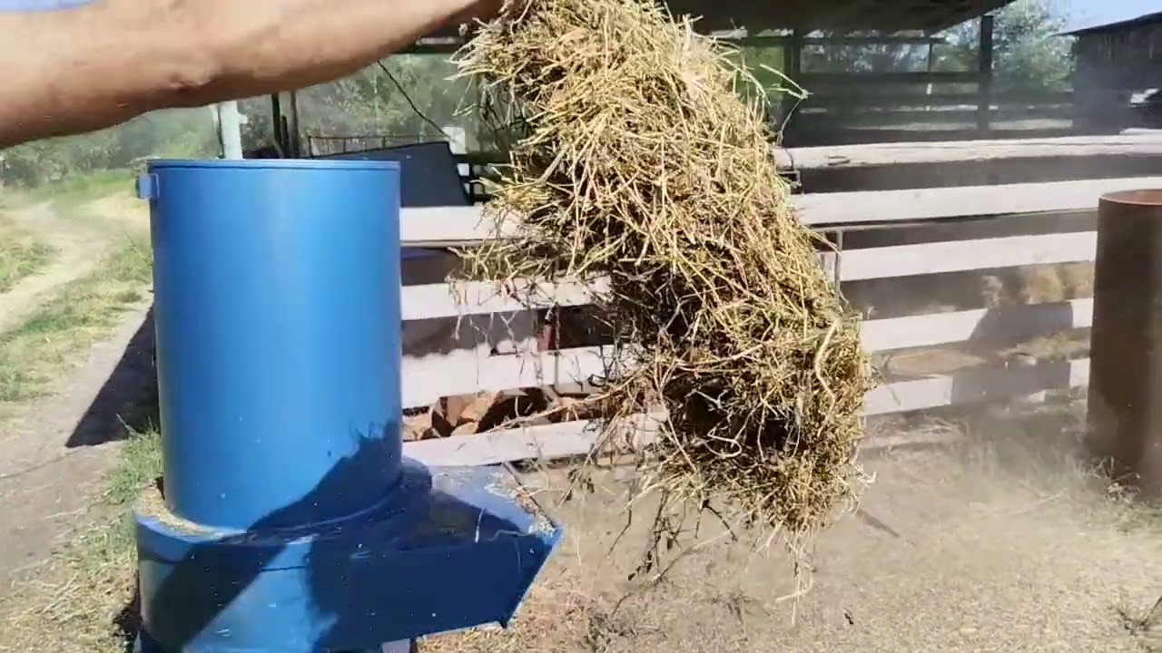 Ot doğrayan drobilka ot çəkən