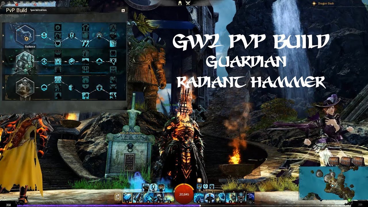 GW2 | Pvp Build | Guardian Radiant Hammer | Ranked Arena