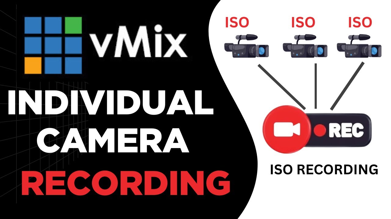 ISO-запись ваших живых выступлений с помощью vMix MultiCorder.