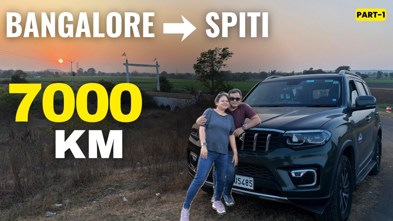 Bangalore to Winter Spiti 2026 ❄️ | 7000 KM Expedition Begins | Ep 1