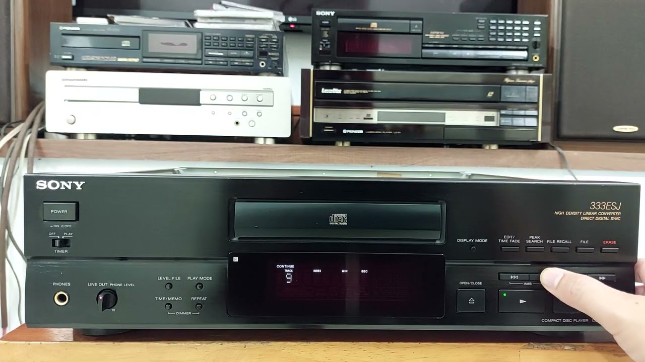 (Đ&atilde; b&aacute;n) Đầu Sony CDP-333ESJ mắt đọc khỏe, &acirc;m sắc được đ&aacute;nh gi&aacute; cao 📲0907223269 🏡Tp Hải Ph&ograve;ng