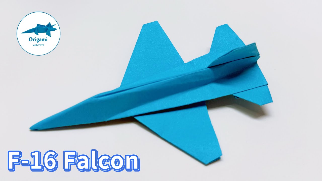 🔥Paper Model! Realistic F-16 Fighter Jet from A4 Paper (Full Tutorial)