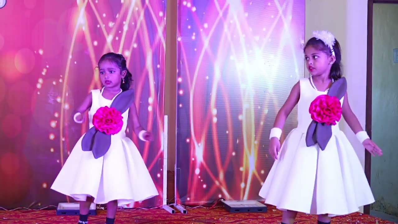 Pretty little baby ,I'm  a barbie girl by junior kg girls