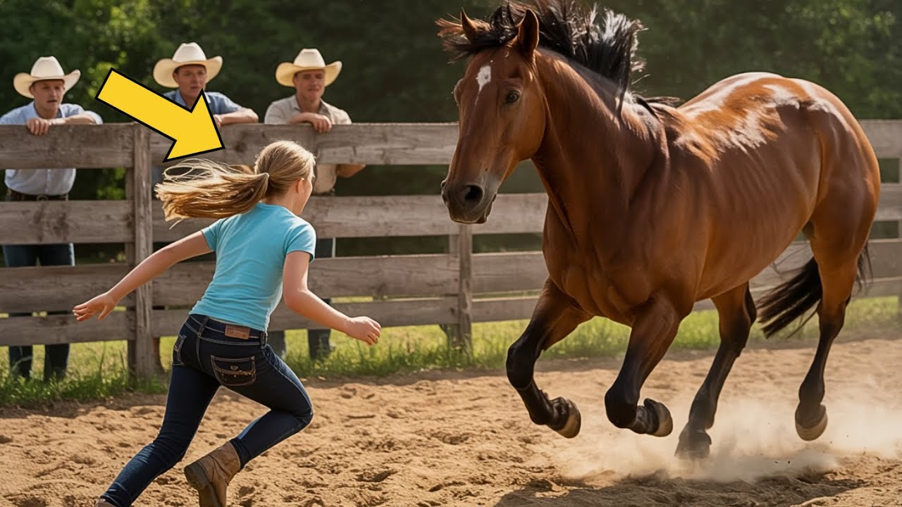 Rogue Mustang Horse Refuses All Riders Until A Little Girl Approaches What Follows Is Beautiful!