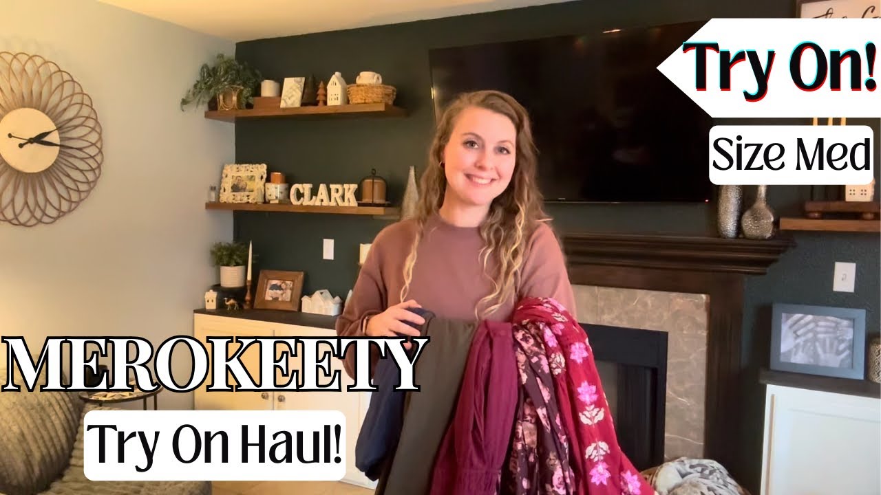 Try On Haul from Merokeety Size Medium (Amazon!)