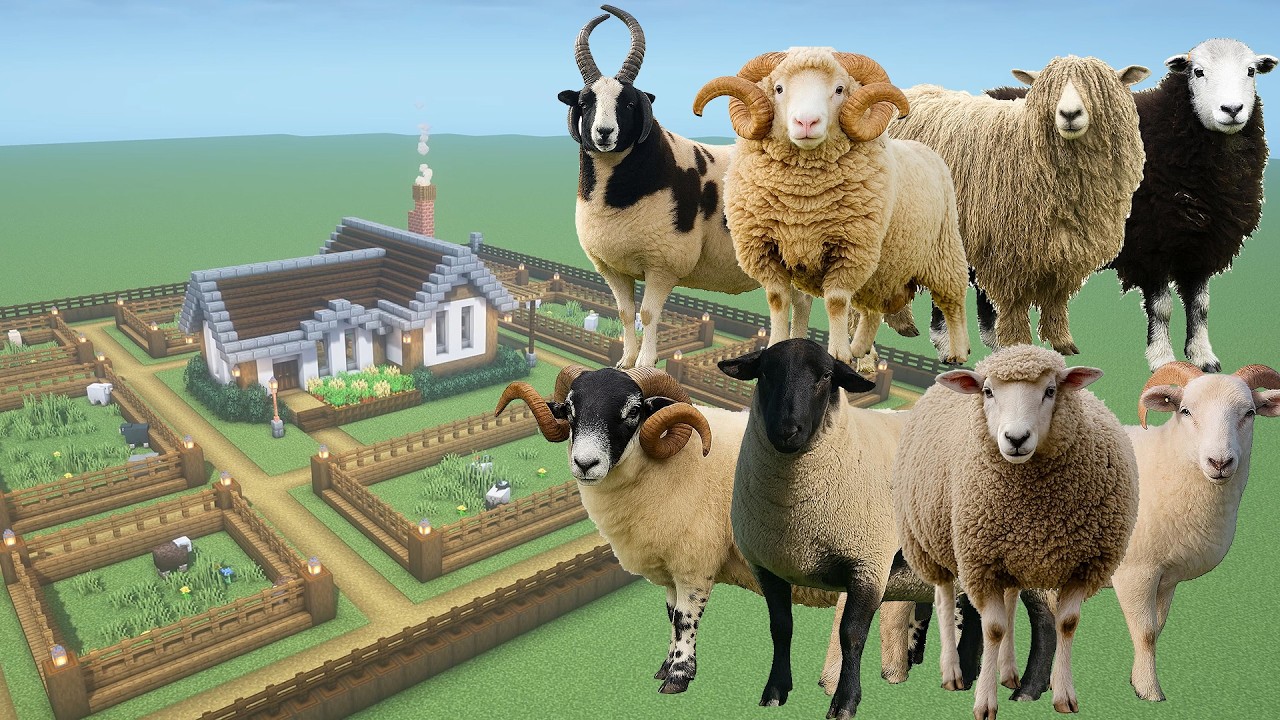 How To Make Every Sheep Breed Farm in Minecraft PE