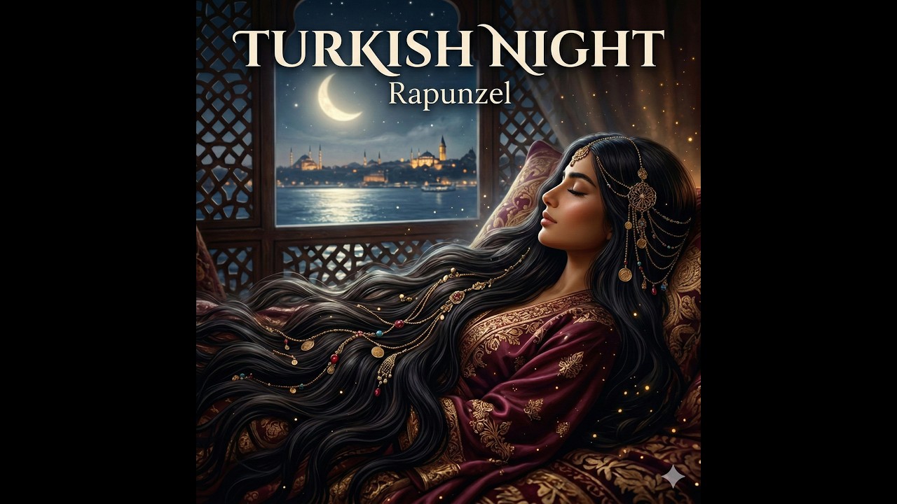 Turkish Sleep Music 💤 Rapunzel | Ottoman Palace Tower Night Lullaby