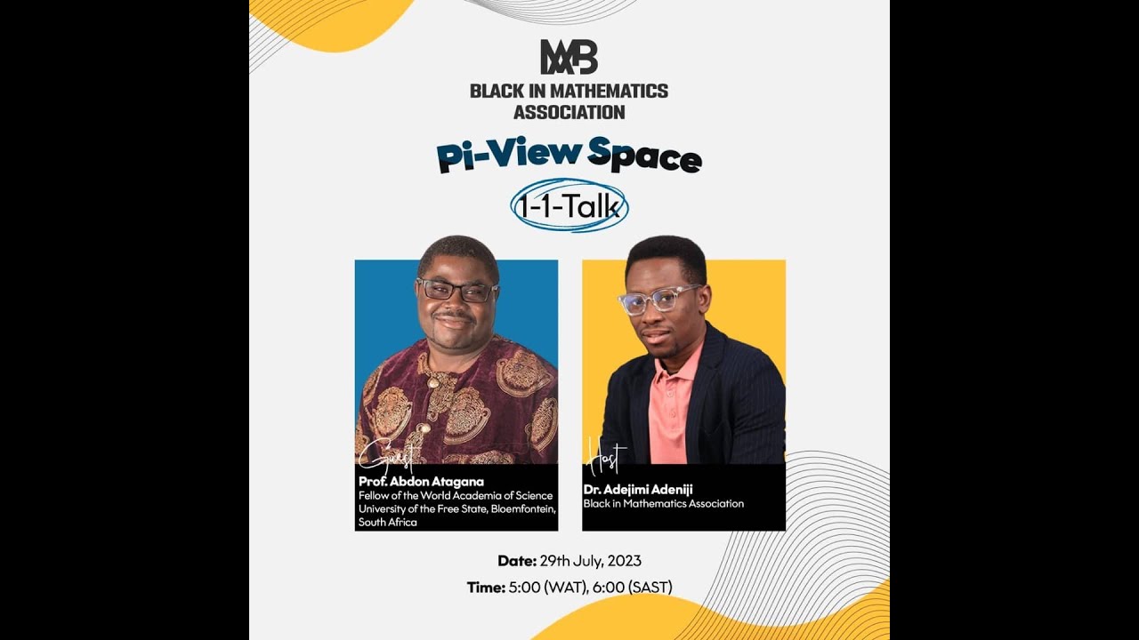 Live Interview with Prof Abdon Atagana on Pi-View Space (1-1-Talk)