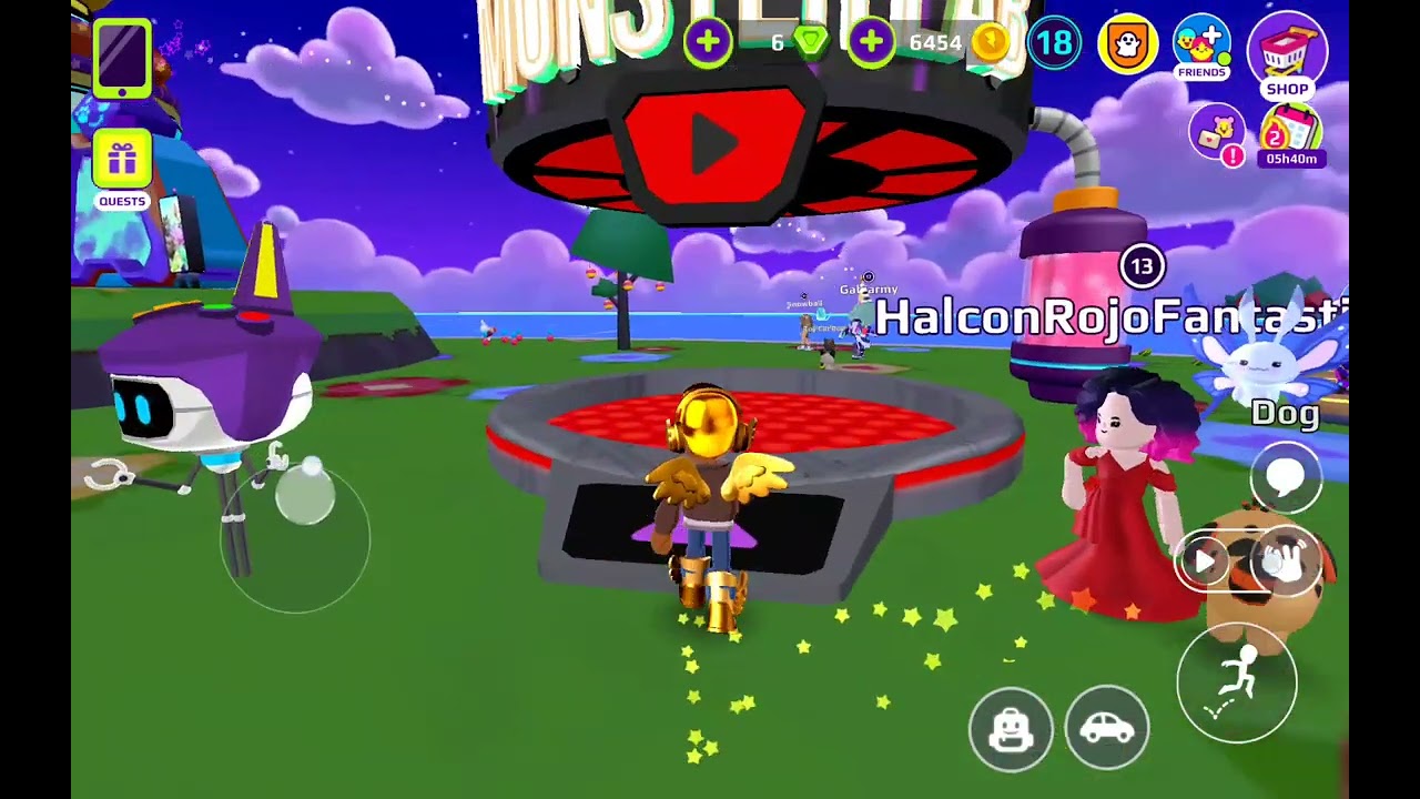Doing the same monster lab gameplay 