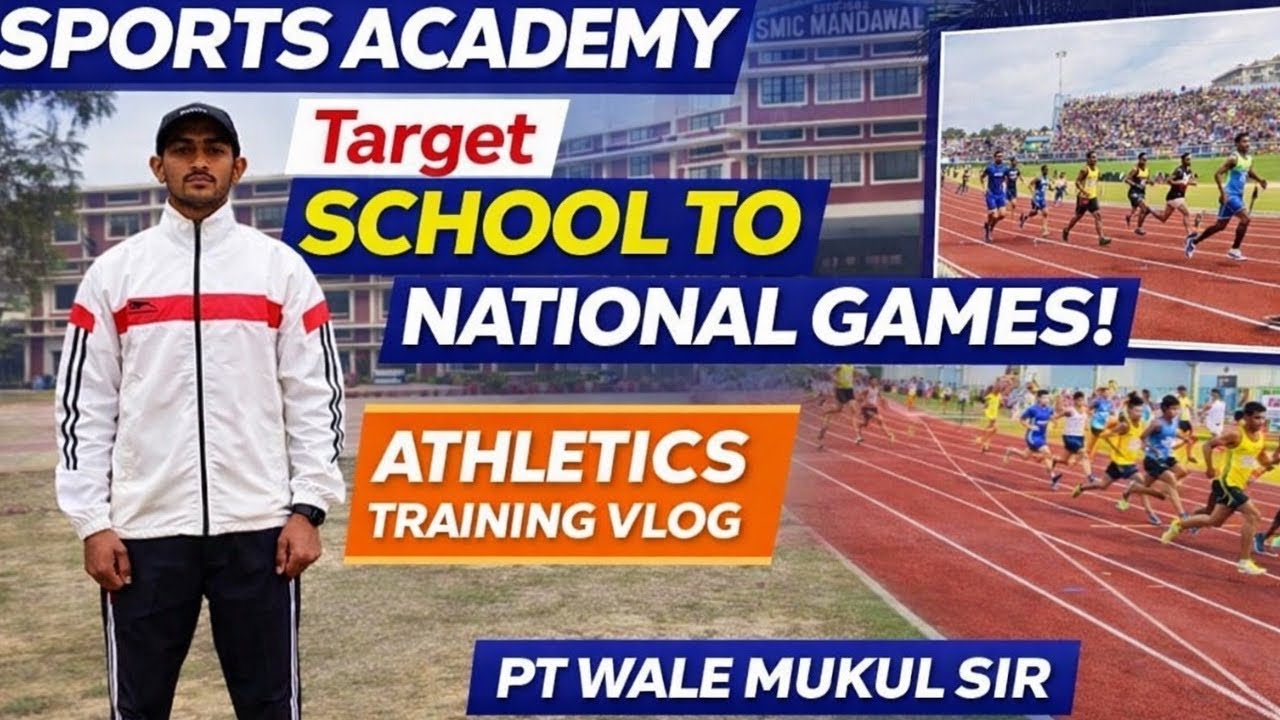 Athletics Academy ✅ || Athletic Training Vlog 🏆 | Running And Fitness Tips By Pt Wale Mukul Sir