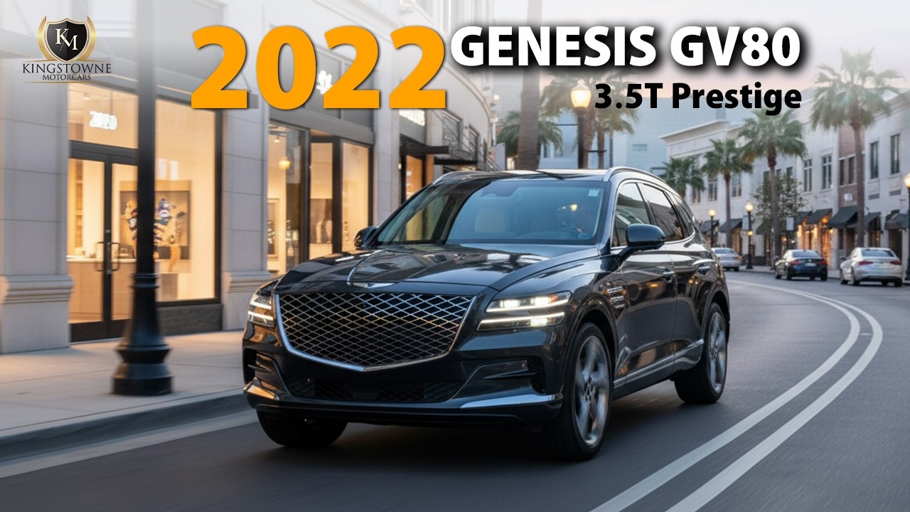 2024 Genesis GV80 3.5T Prestige AWD – Fully Loaded Luxury SUV ✨🚙