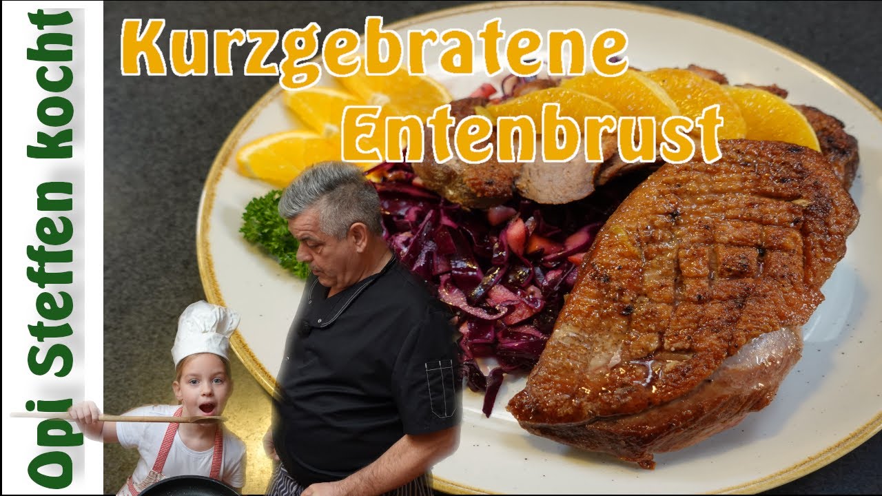 🦆 Perfekt kurzgebratene Entenbrust – außen knusprig, innen saftig