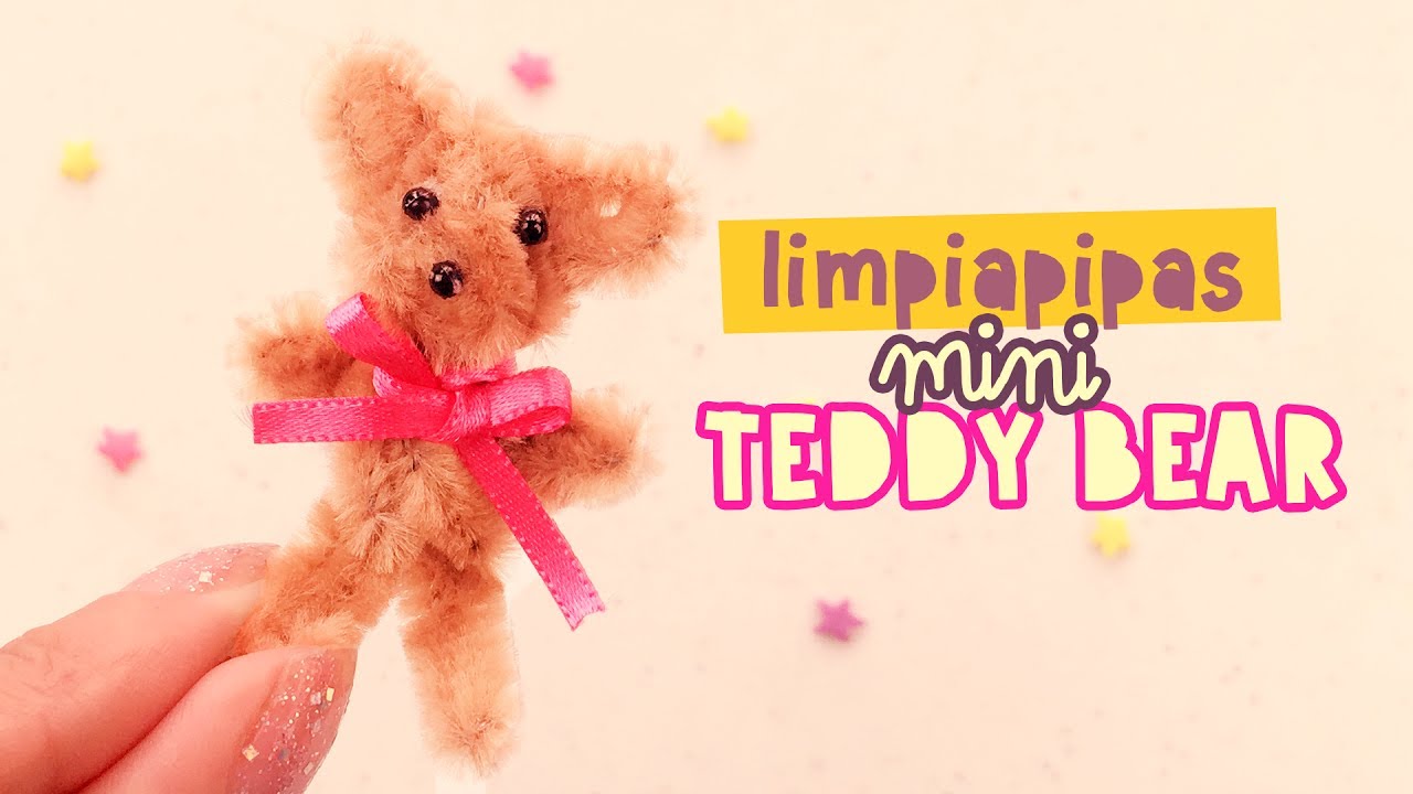 ♥ HAZ UN OSITO CON LIMPIAPIPAS ♥ |MINI DETALLES |¡¡Súper tierno y bonito!!| COOKIES IN THE SKY