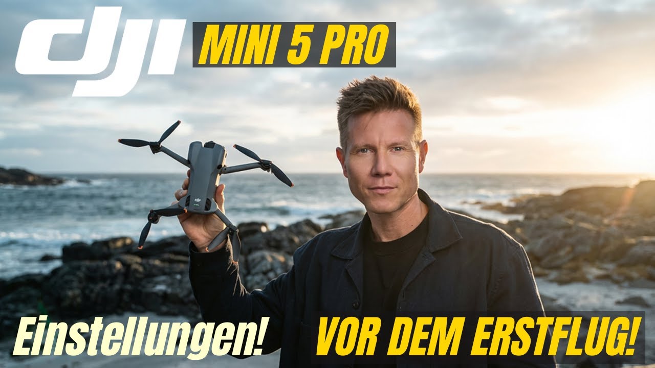 DJI Mini 5 Pro richtig einstellen – Diese Einstellungen musst du vor dem Erstflug kennen