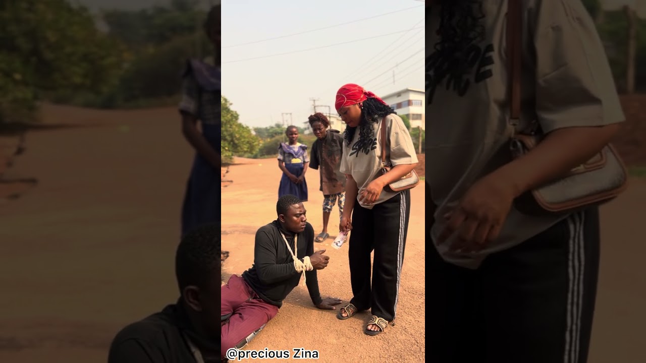 The poor homeless beggàr and the armless girl