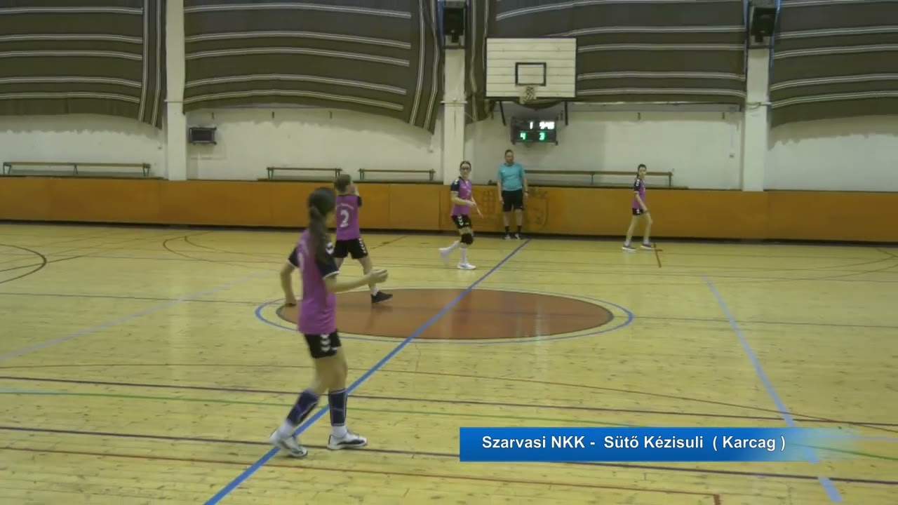 Szarvasi NKK  - Sütő Kézisuli Karcag  U12 lány kézilabda mérkőzés  2026.01.31.  I.  Félidő