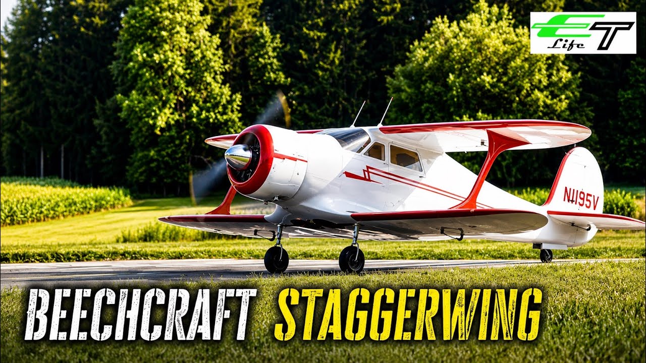 Beechcraft Staggerwing 1:4 Moki 250cc