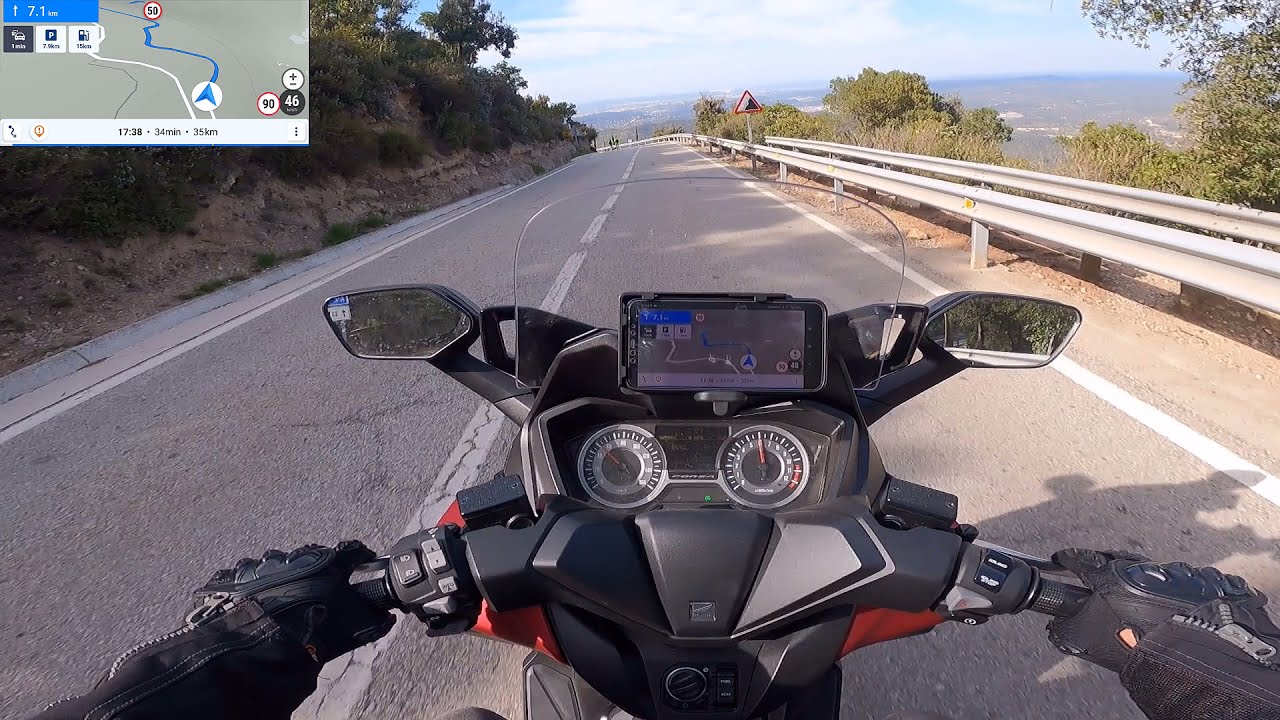 Probando Sygic en carretera 🏍️ !! Honda Forza + Curvas !!