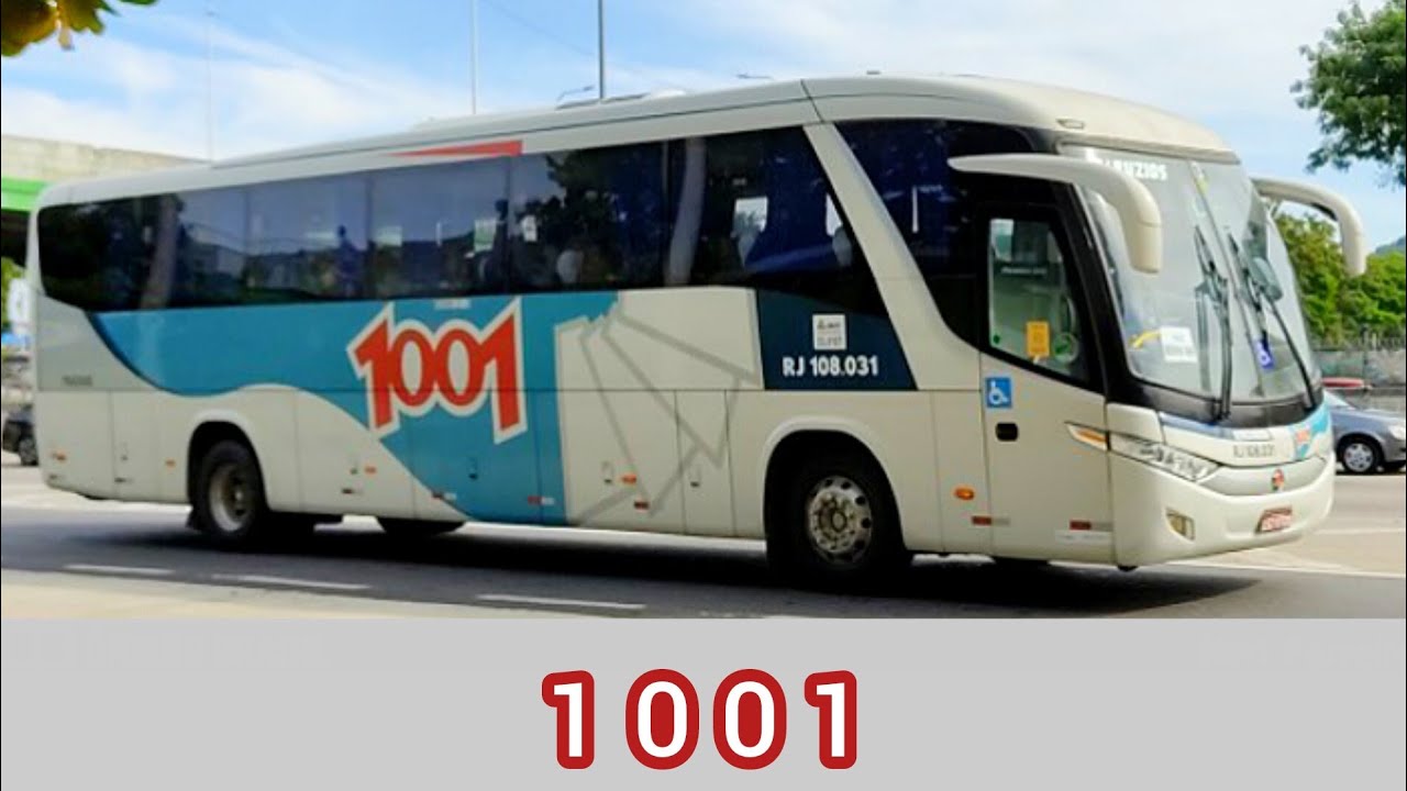 Mostrando os Prefixos Dos Ônibus da Auto Viação 1001