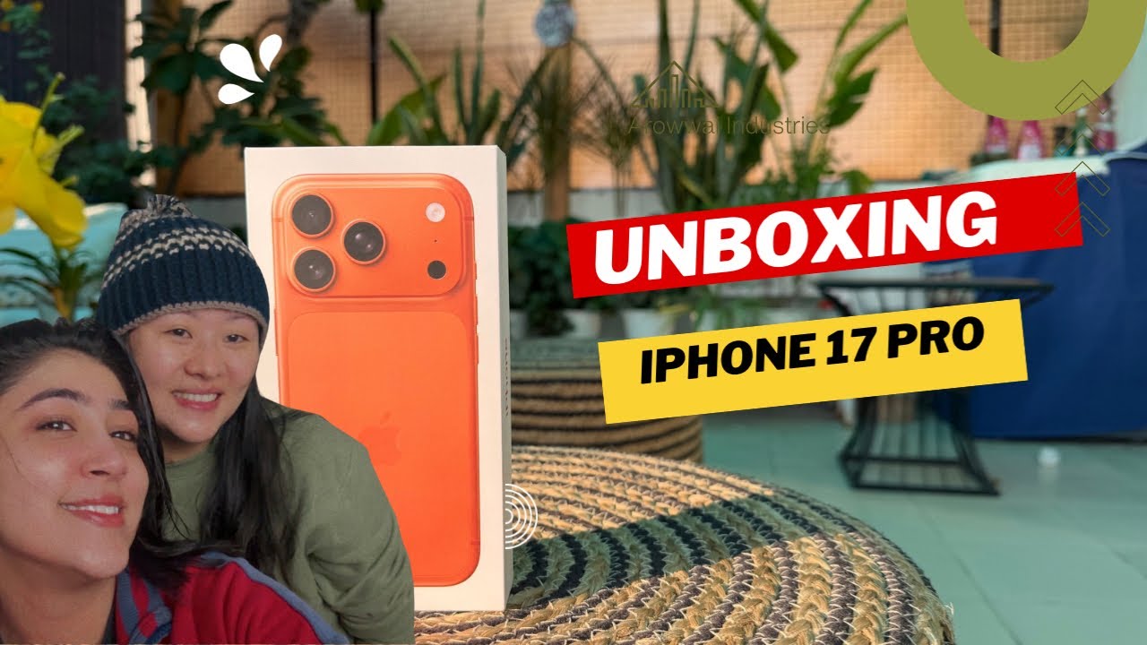 Unboxing iPhone 17 pro , 2026 1st vision completed ! 