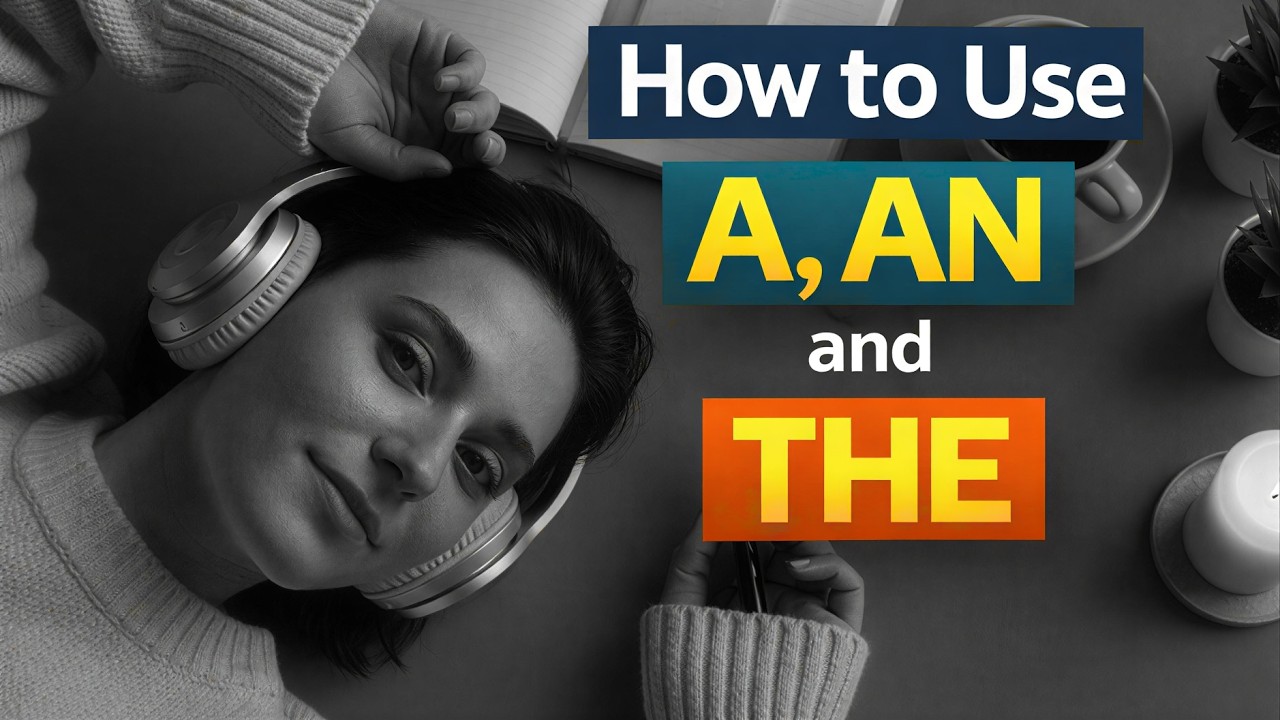 How to Use A, An, and The in English | Simple Articles Grammar Guide (Oudra Daily English)