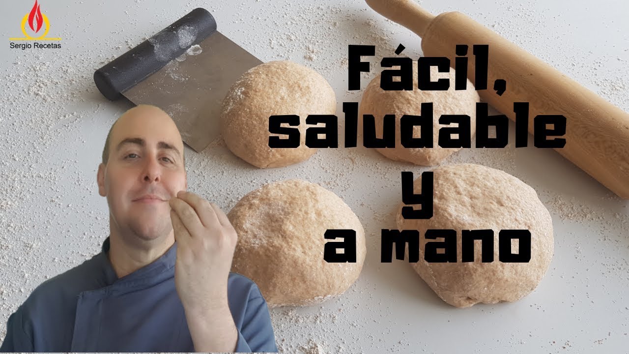 🍕Cómo hacer Masa de pizza INTEGRAL de espelta A MANO🍕. La tendrás lista en sólo 3 PASOS