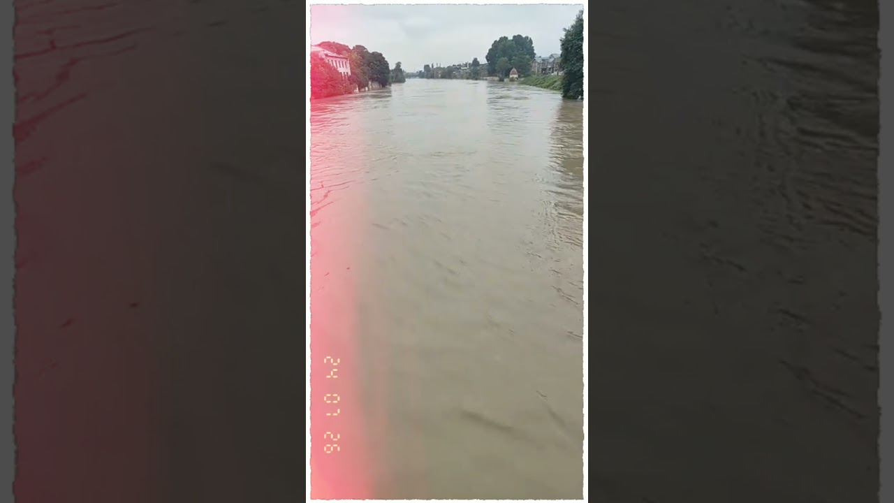 Badshah Bridge 😱live Visuals Jehlum Flood update Srinagar Kashmir weather Rainfall news Jk Desk