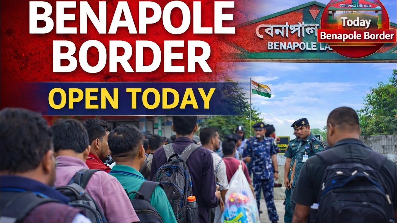 Benapole Border Open Today | Low Passenger Pressure | Daily Border Update