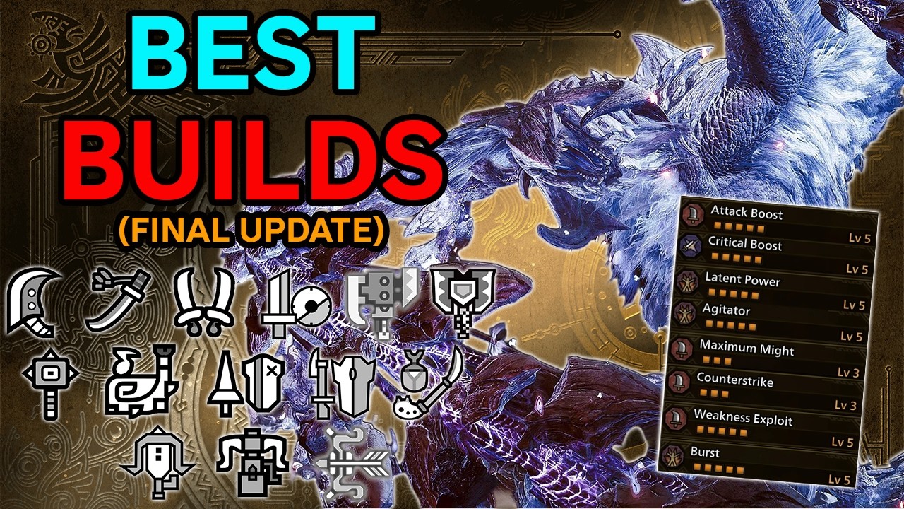The FINAL META Builds For EVERY Weapon In Monster Hunter Wilds
