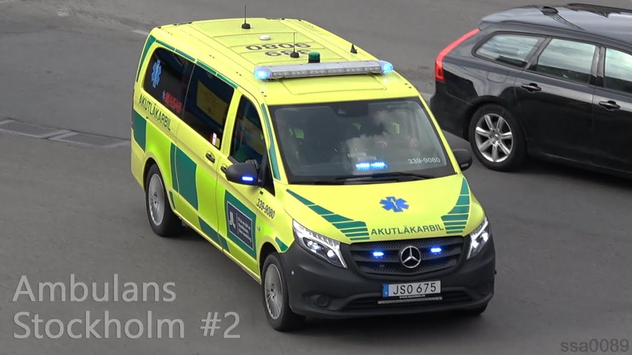 Ambulans Stockholm utryckning/responding (collection) part 2