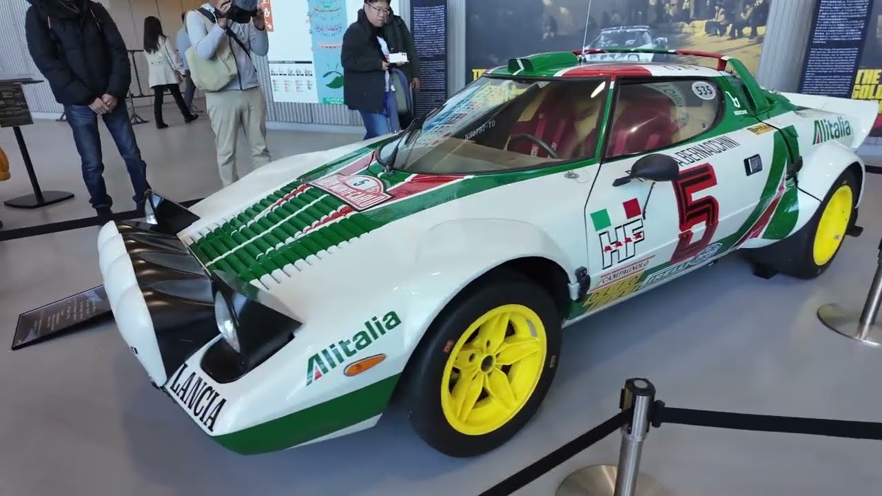 往年のラリーカーの展示　2024WRC ラリージャパン The Golden Age of Rally in Japan