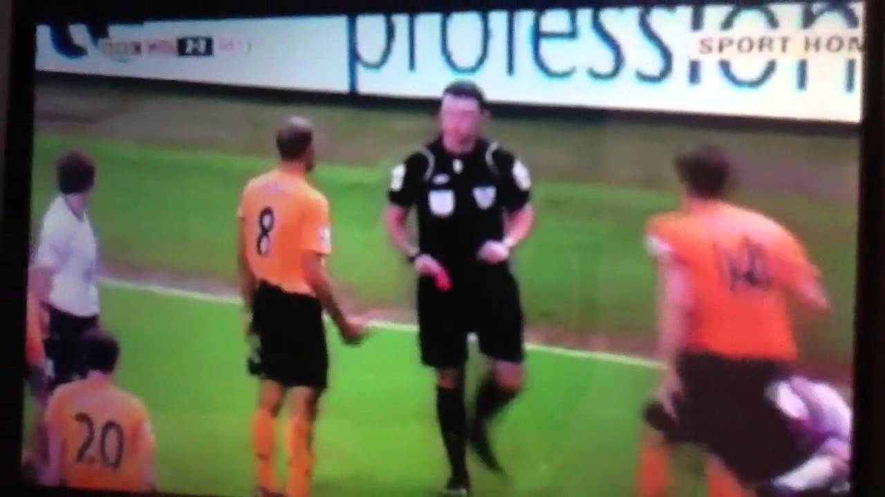 Karl Henry stamps on Albrighton