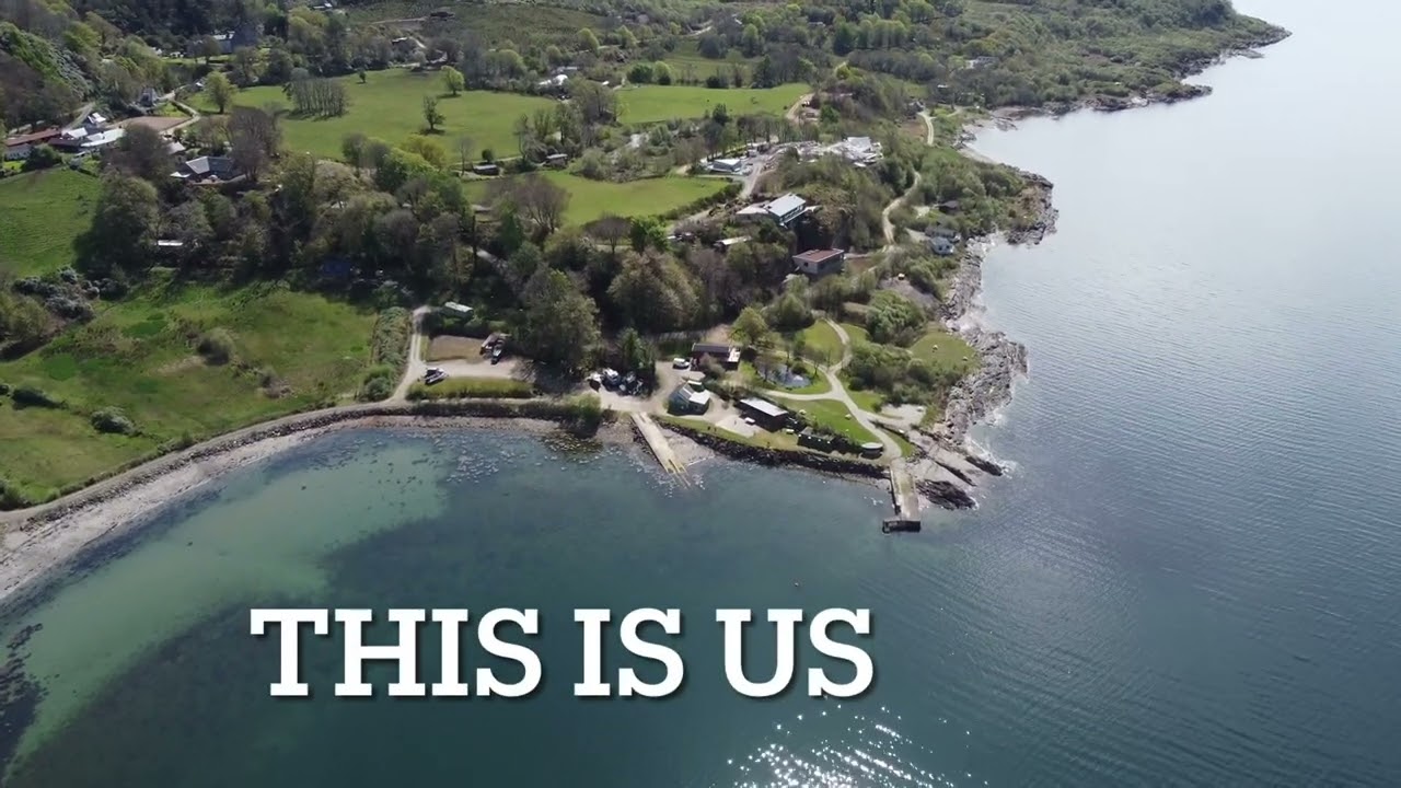 Craobh Marina Scotland from the Air