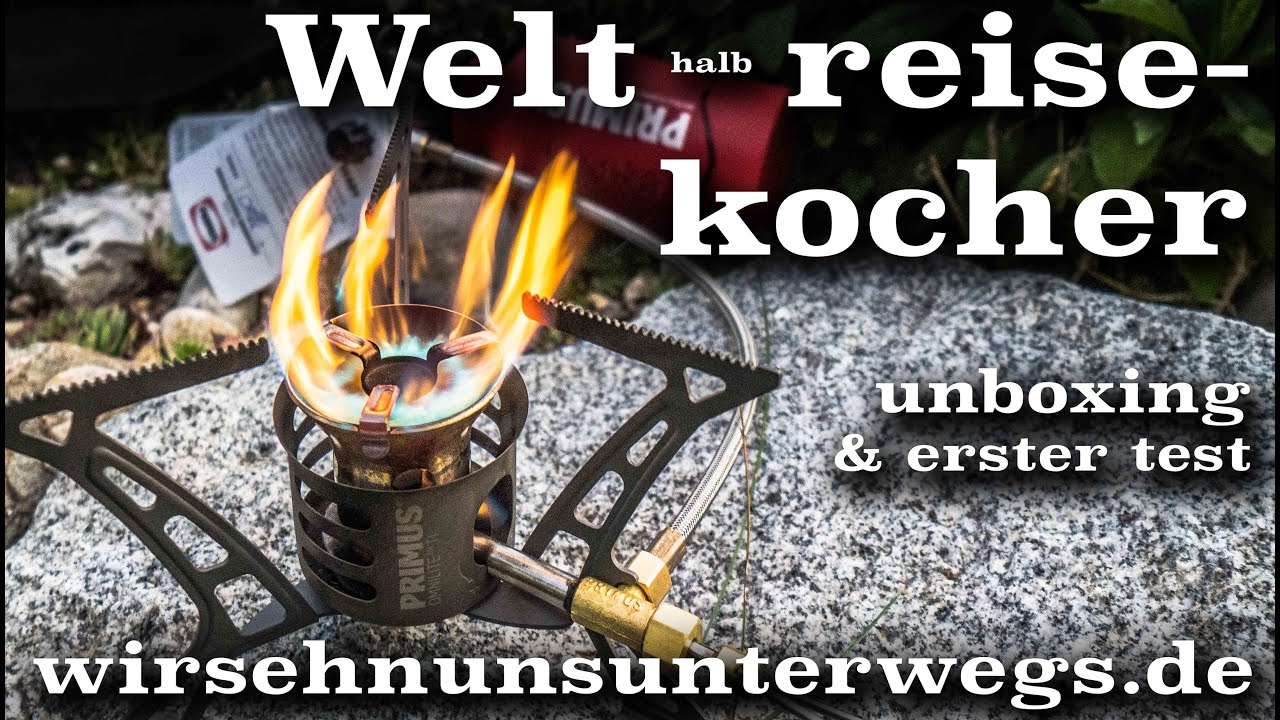 🔥Weltreisekocher❓Unboxing und Test mit Silencer | Primus Omnilite TI | wirsehnunsunterwegs.de