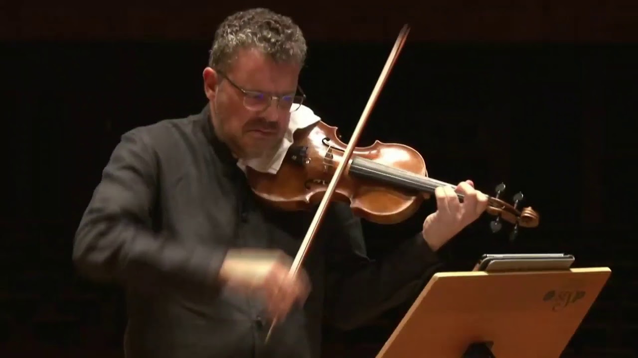 Bach: Ciaccona (com fala introdutória). Emmanuele Baldini