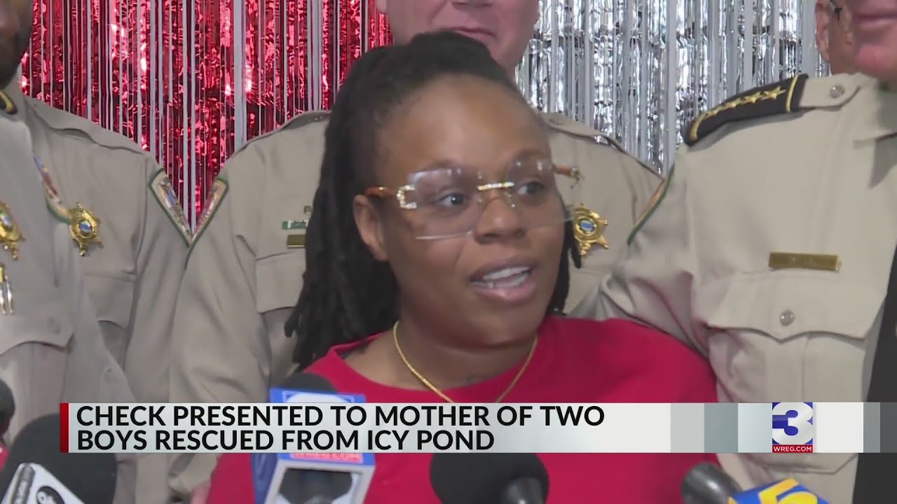 Mom meets deputies who saved her sons from frozen pond