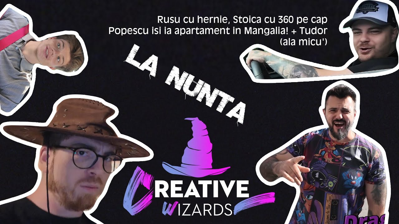 La nunta cu Creative Wizards,  Rusu cu Hernie, Stoica cu 360 pe cap, Edi ia apartament in Mangalia