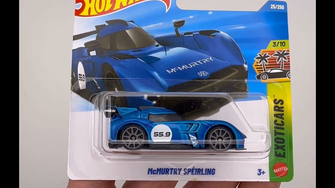 HOT WHEELS McMURTRY SPEIRLING 3/10 EXOTICARS FROM 2026 55,9 SECONDS LAP RECORD! 