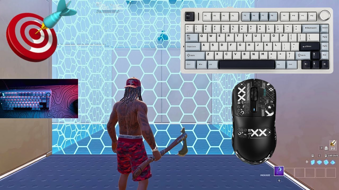 Fortnite 2v2 Piece Control😍 AULA F75 ASMR💤