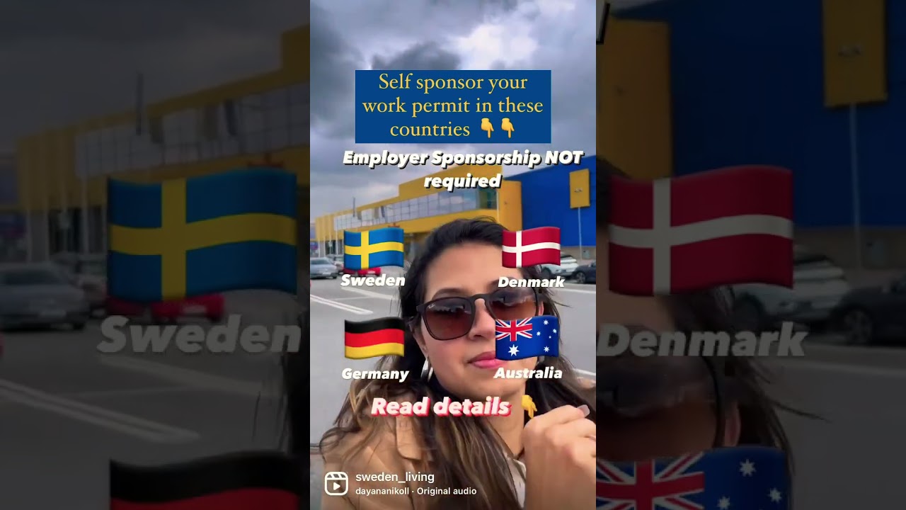 Job seekers visa Self sponsor your work permit in these countries, Employers sponsorship not needed.