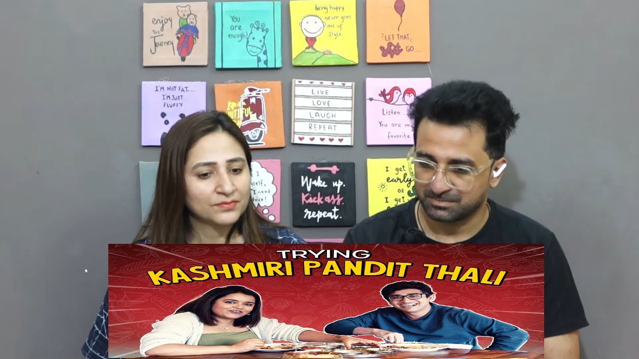 Pakistani Reacts to Trying Kashmiri Pandit Thali | Ok Tested