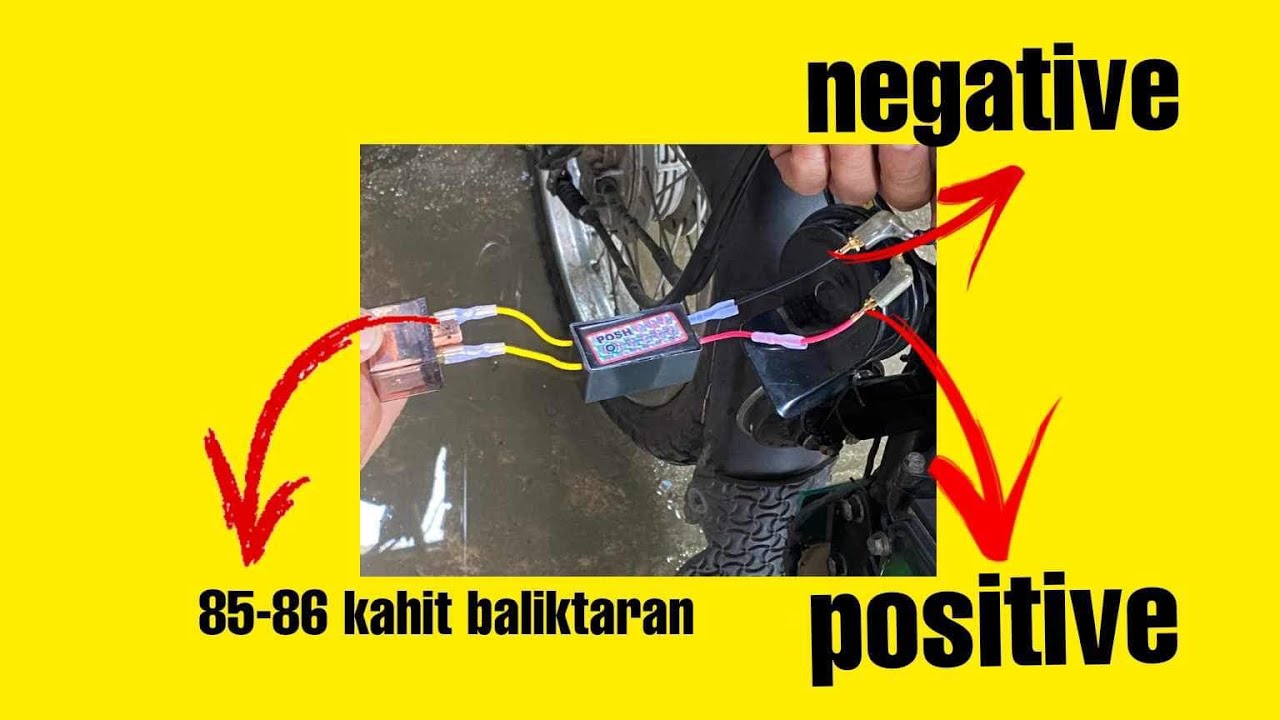 Paano magkabit ng interrupter relay sa busina na may relay?