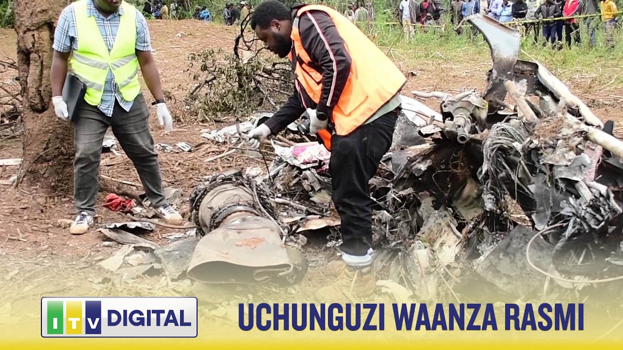 RIPOTI YA AWALI YA UCHUNGUZI  AJALI YA HELIKOPTA KENYA KUTOLEWA BAADA YA SIKU 30