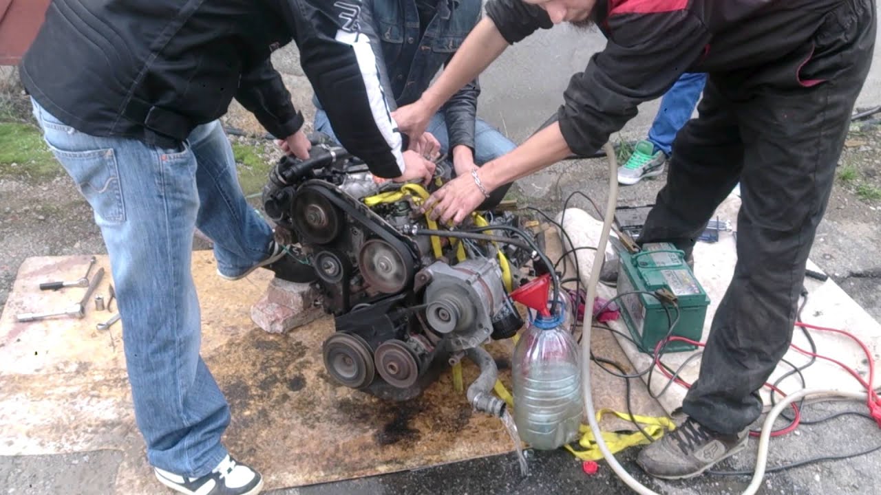 1.6 TD - Golf Mk II - Engine start