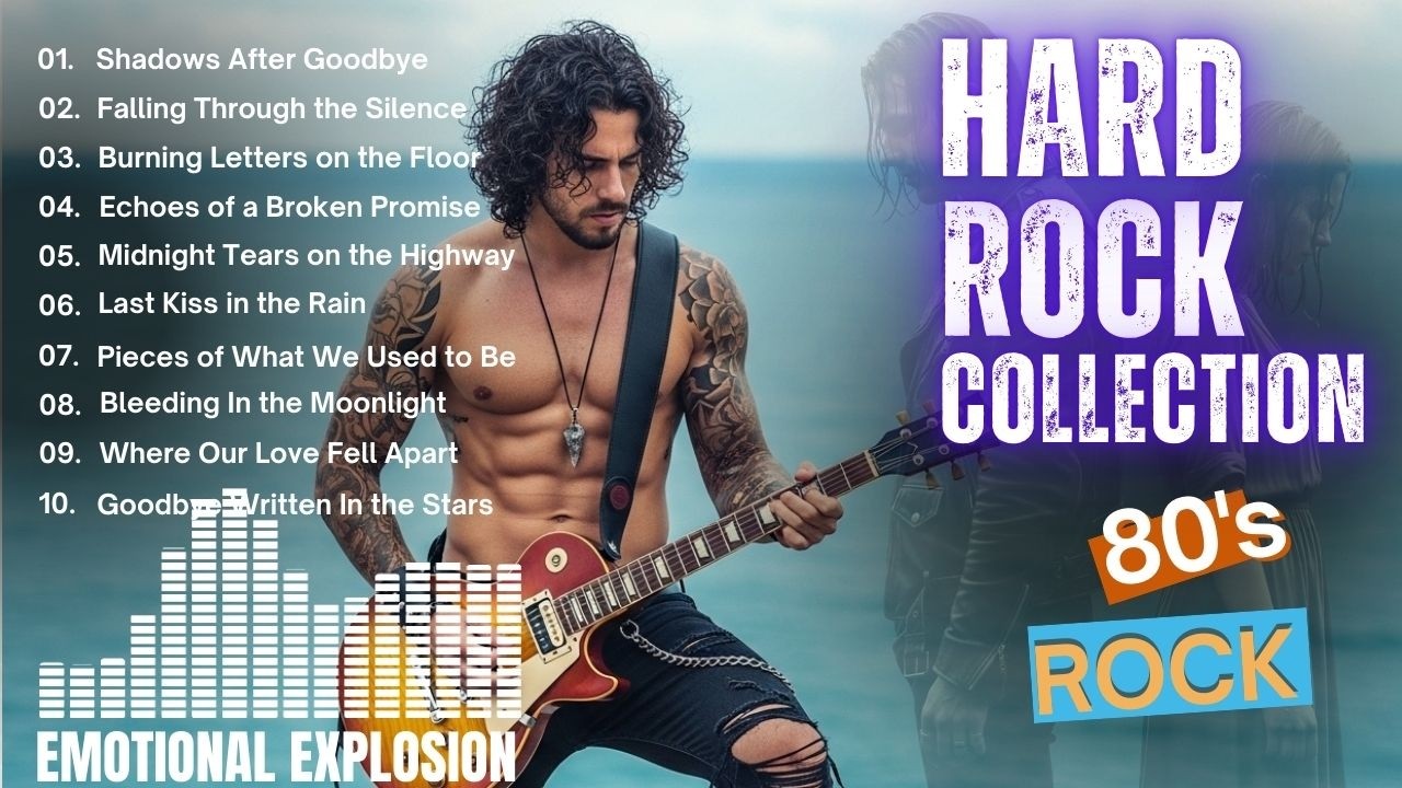Classic Hard Rock Power Ballads | Emotional Guitar Solo Collection