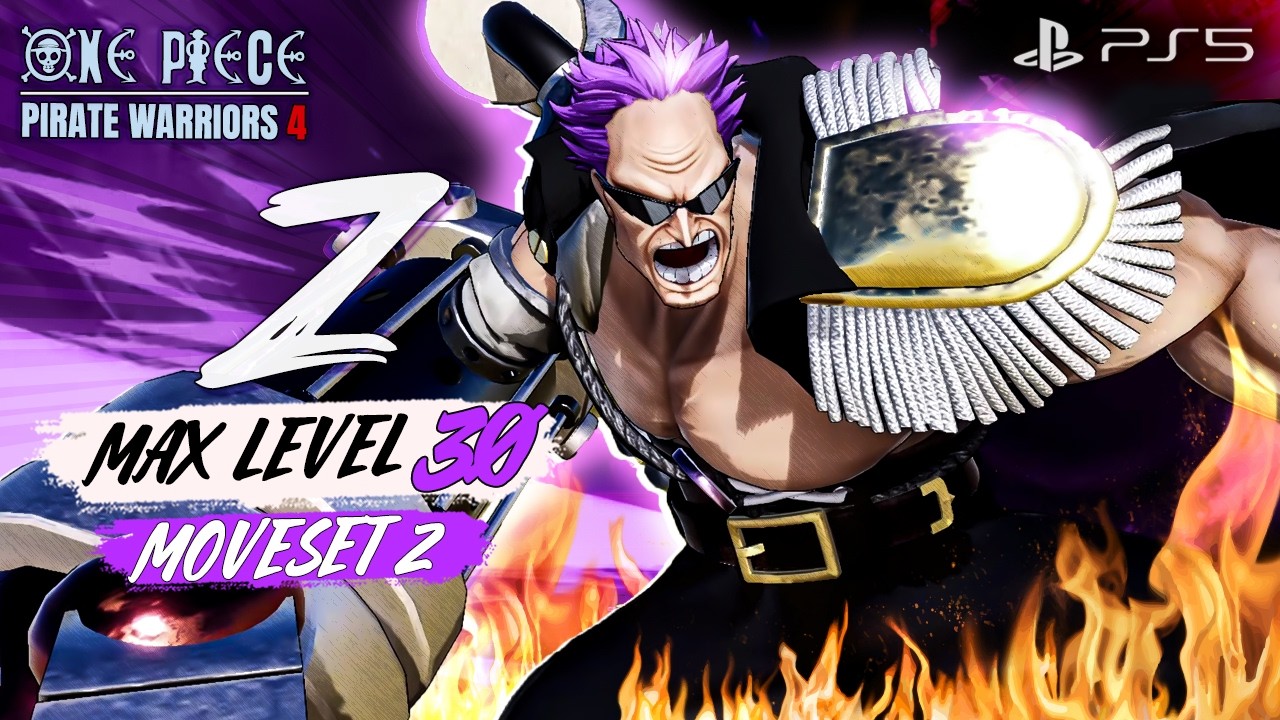 ONE PIECE PIRATE WARRIORS 4 Z MAX LEVEL 30 TRUE PIRATE WARRIOR KING GAMEPLAY PS5 4K/60FPS