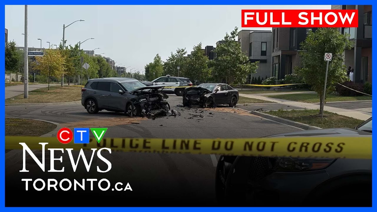 Man found shot after car chase ends in a collision | CTV News Toronto at Six for Aug 6, 2025